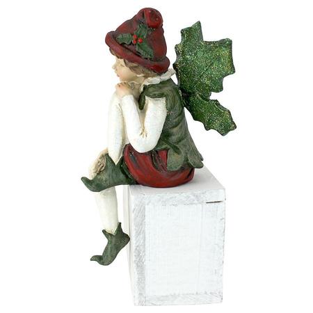 Design Toscano Santa's Christmas Elves Shelf Sitter Statue: Emmanuel LY7102181